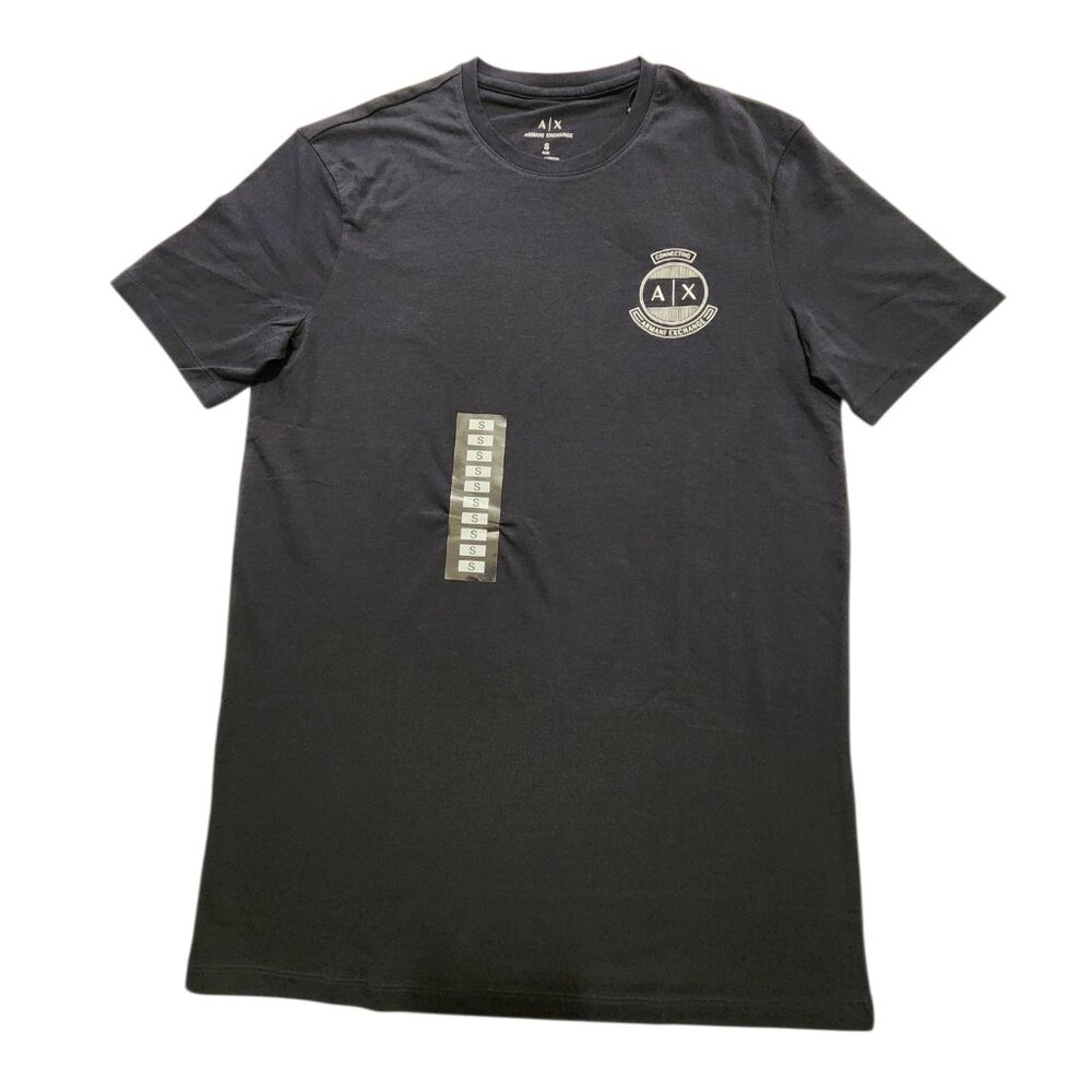 Armani Exchange Men's Short Sleeve Graphic Print A/X Logo Tee Size Small